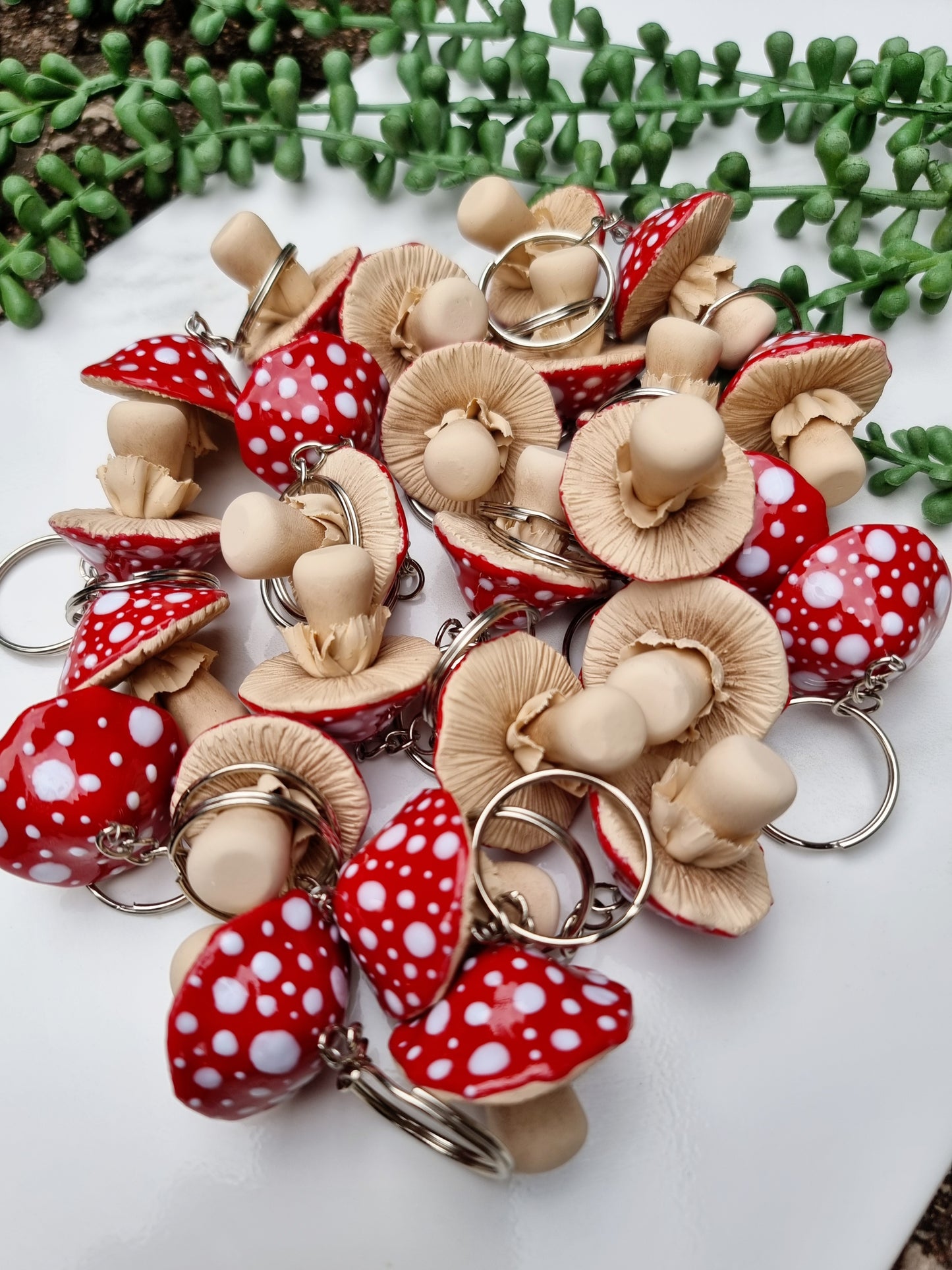 Mushroom Keychain