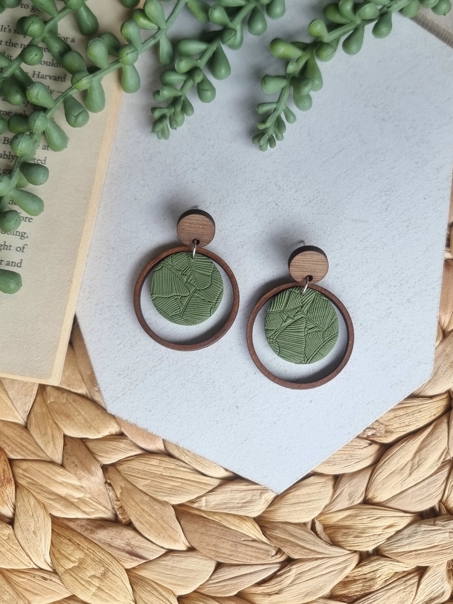 Textured Wooden Hoop