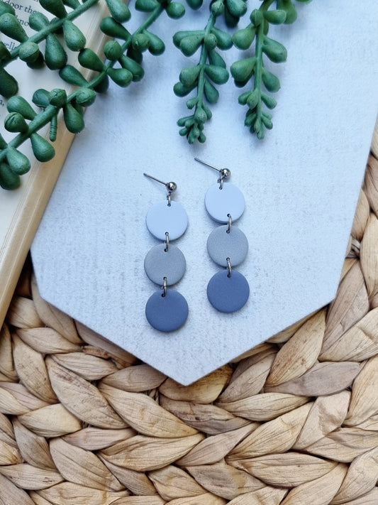 Shades of Grey Dangle