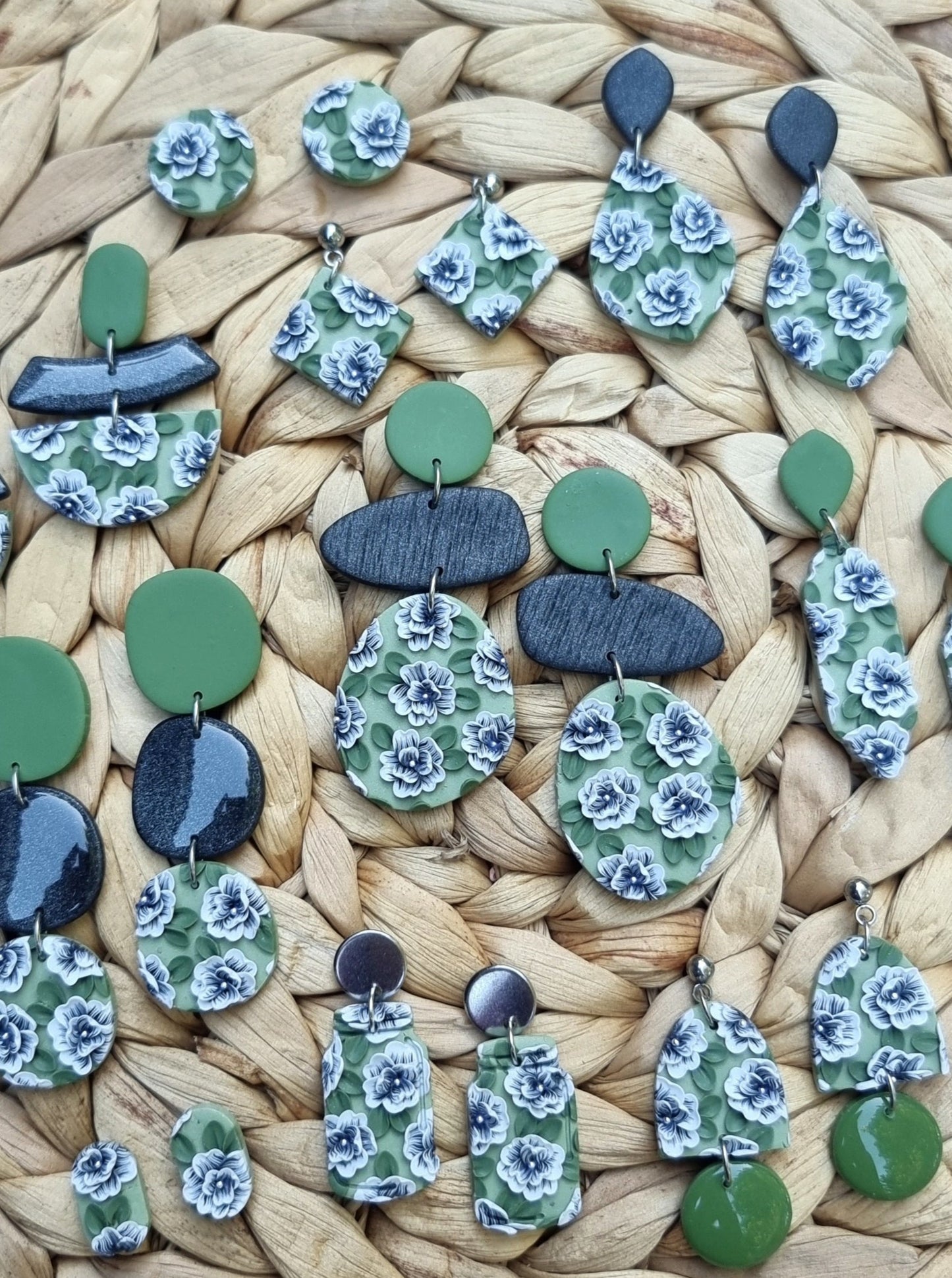 Khaki Florals