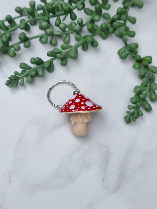 Mushroom Keychain
