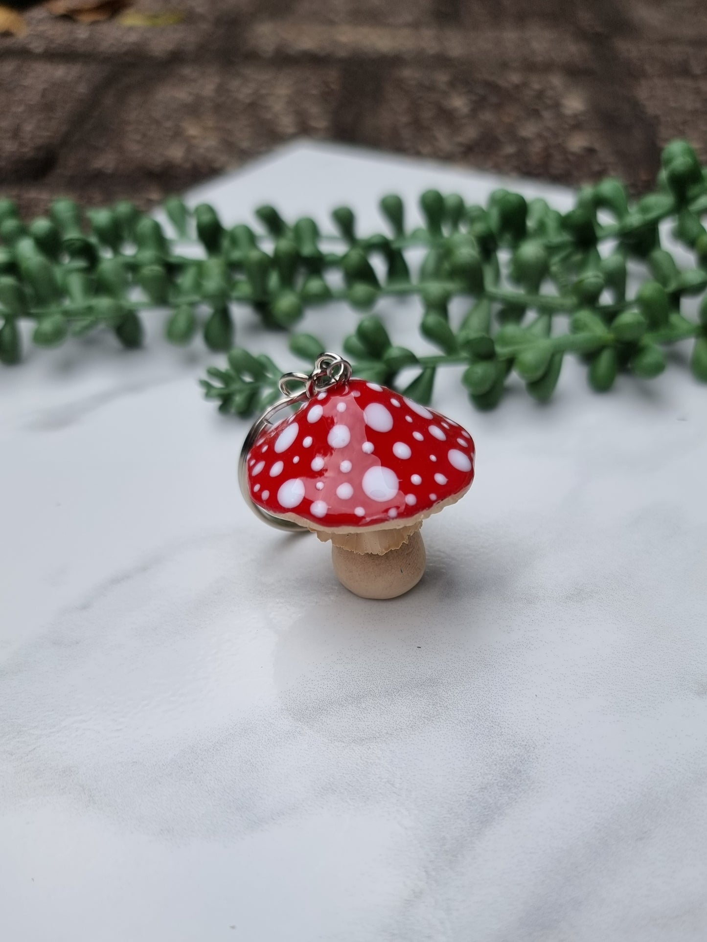 Mushroom Keychain
