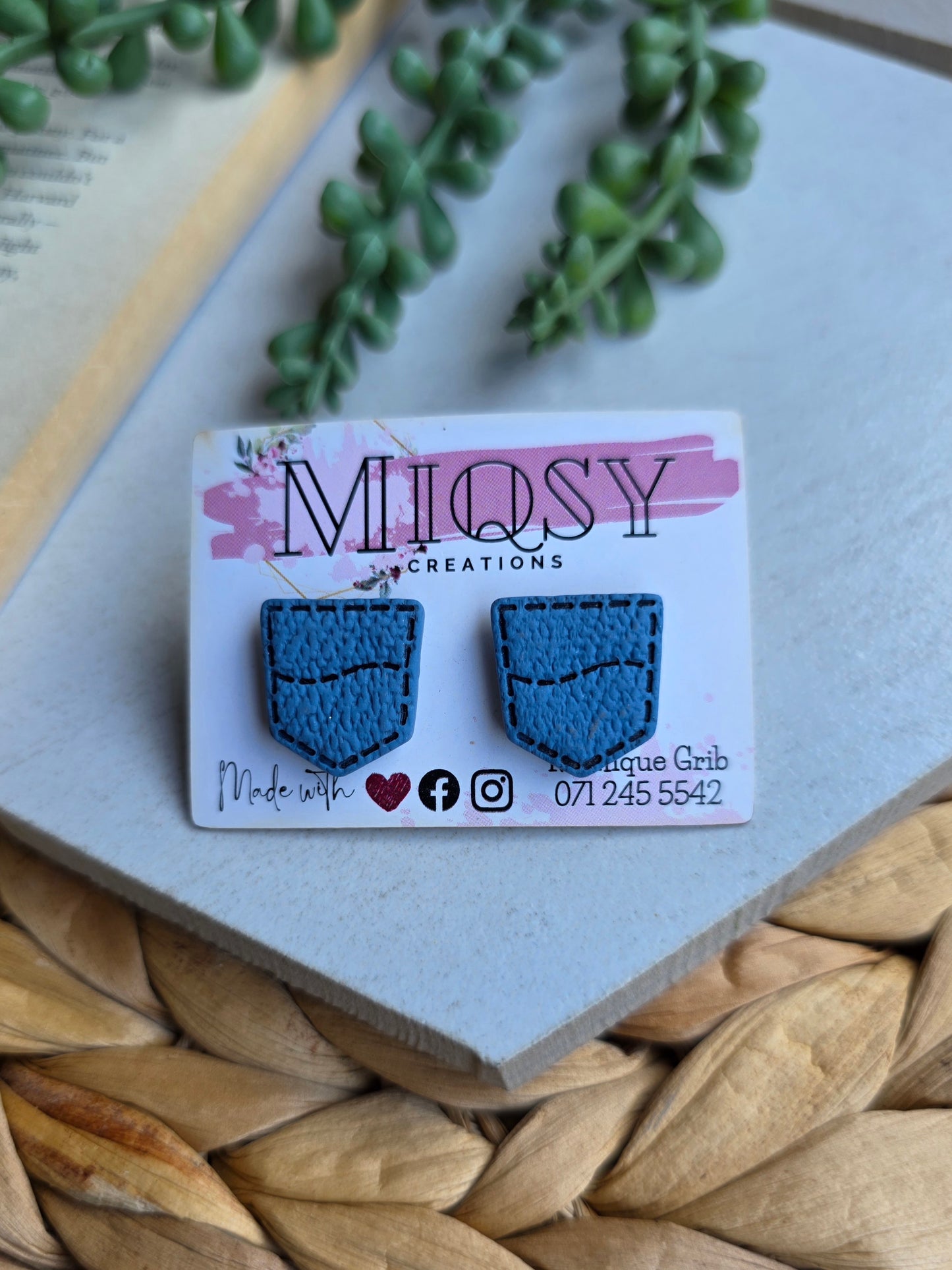Denim Pocket Studs