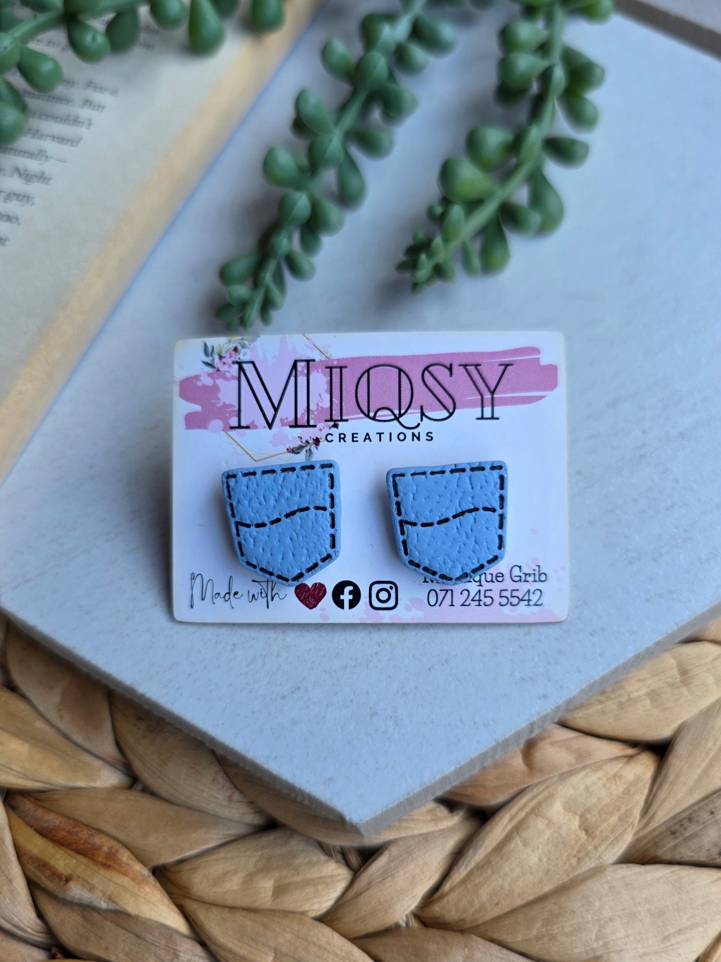 Denim Pocket Studs