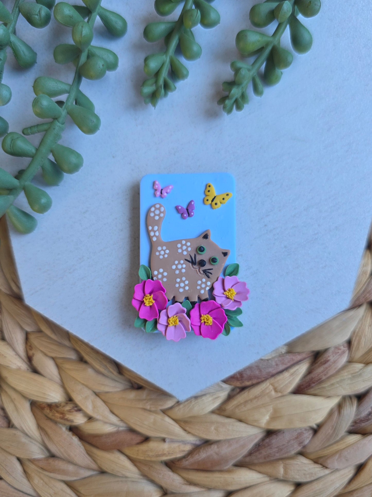 Kitty Garden Magnet