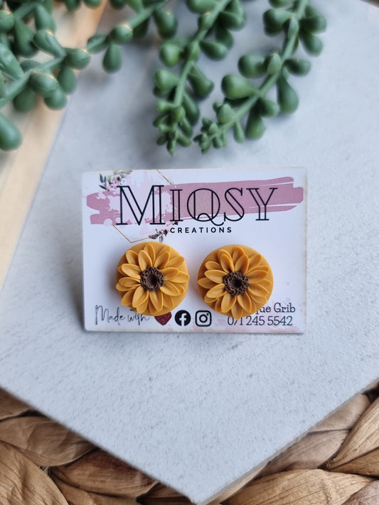 Sunflower Studs