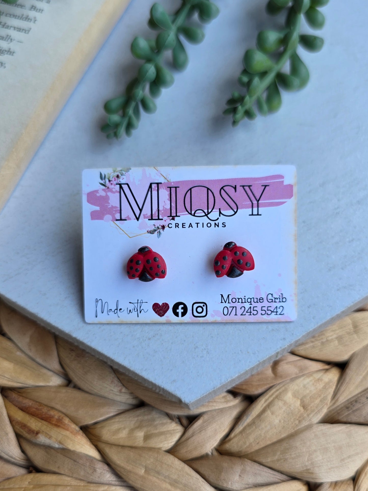 Ladybird Studs