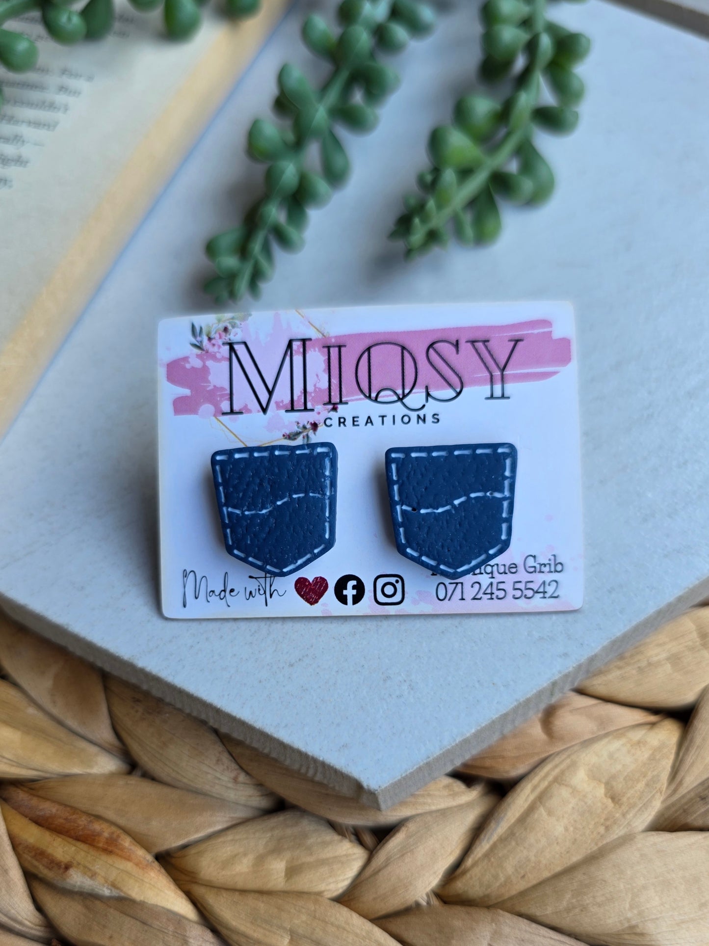 Denim Pocket Studs