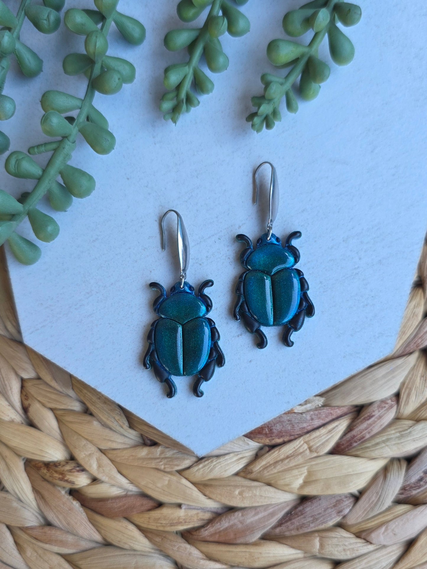 Metallic Green Beetle