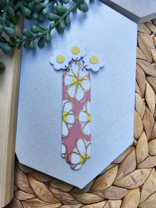 Floral Imprint Bookmark