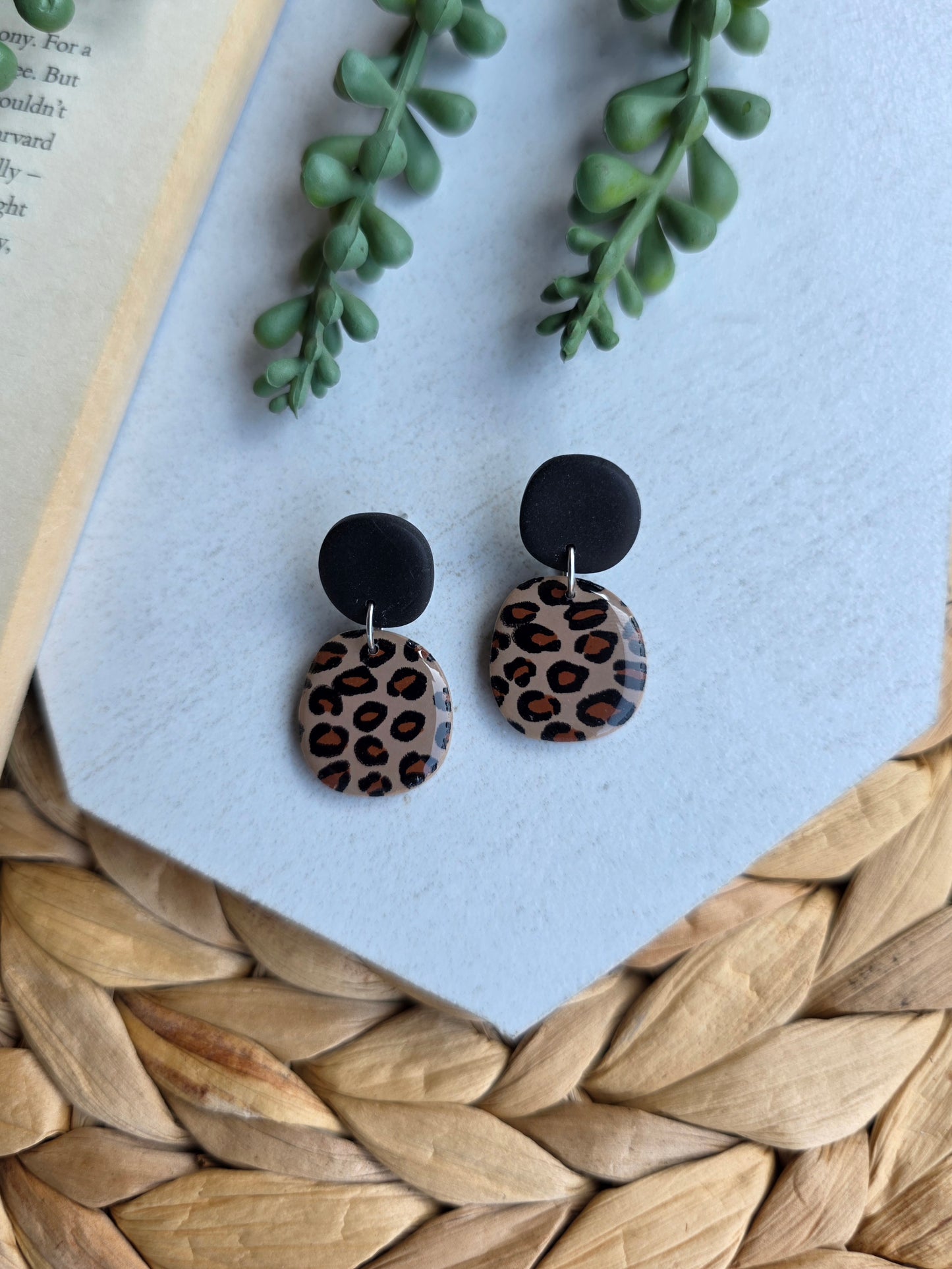 Coffee Brown Leopard Print