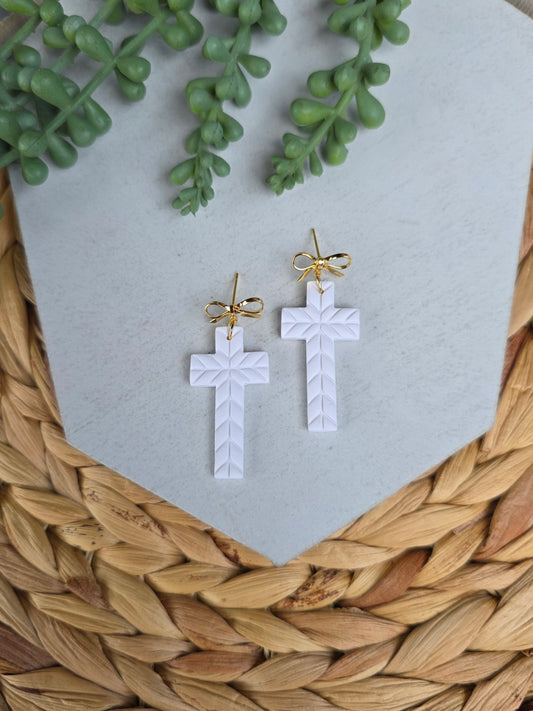 Chevron & Bow Cross