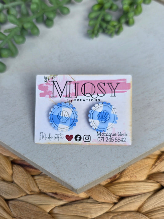 Conch Shell Studs