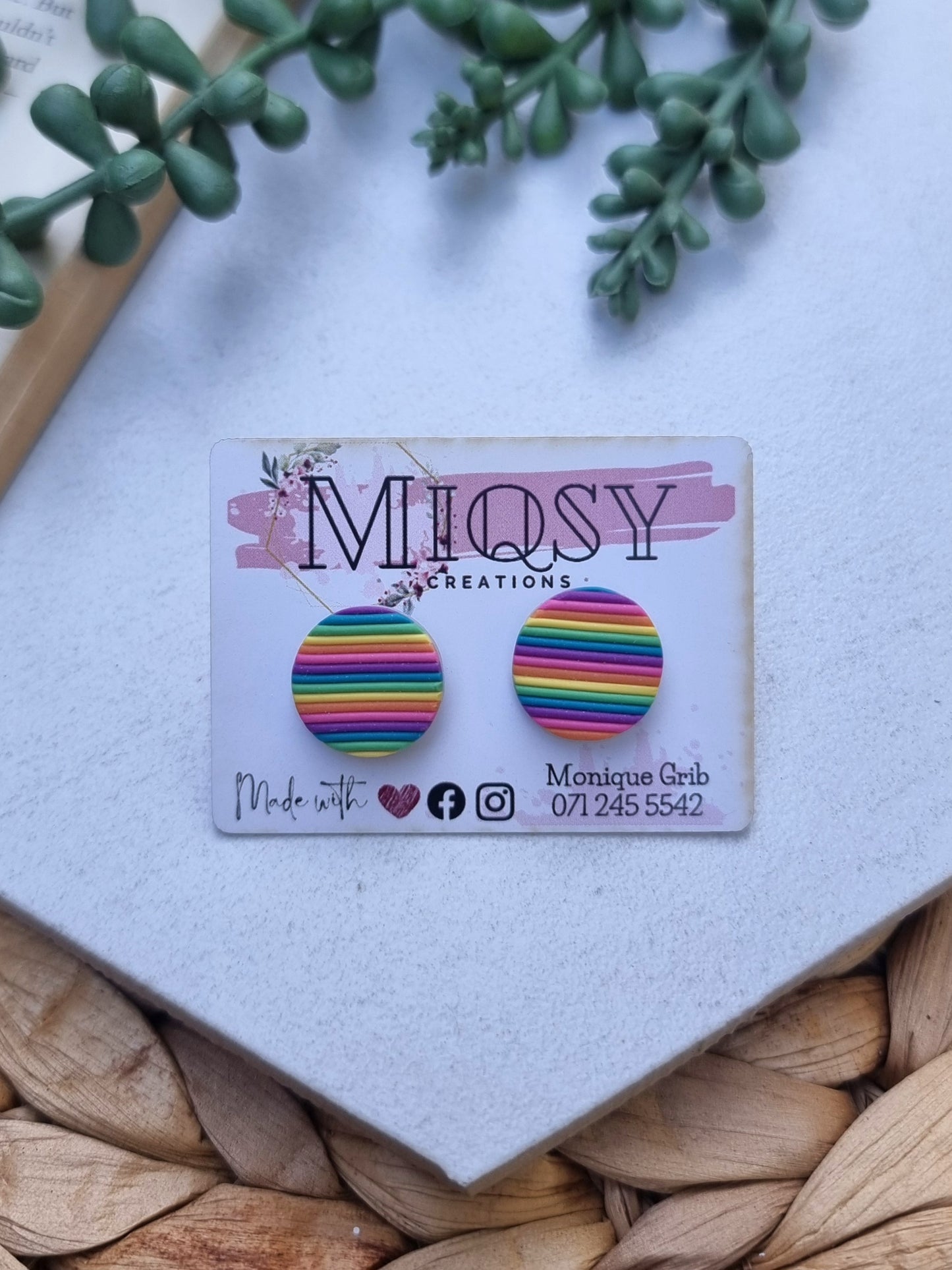 Rainbow Studs