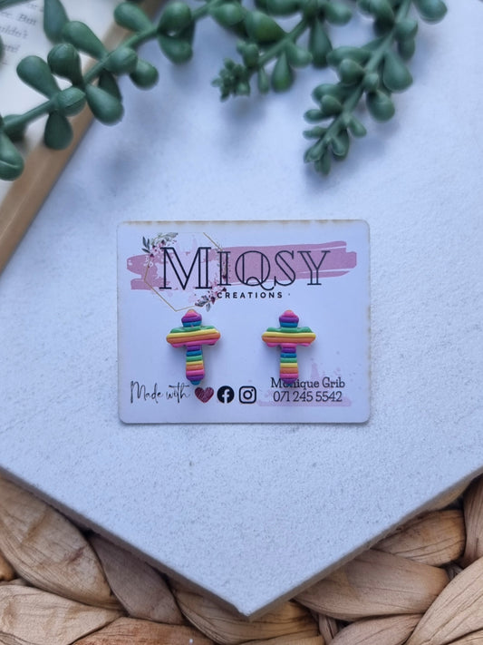 Rainbow Studs