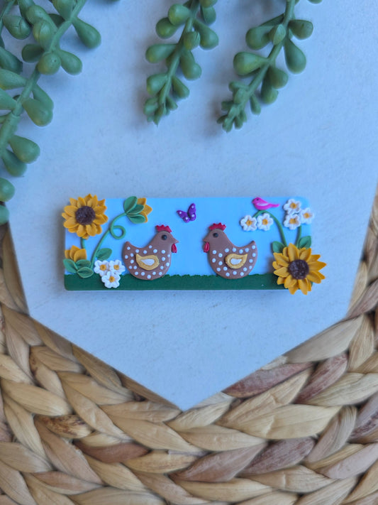 Chicken Garden Magnets
