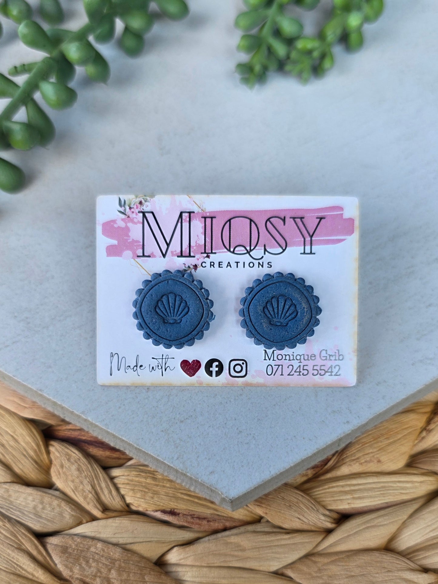 Conch Shell Studs