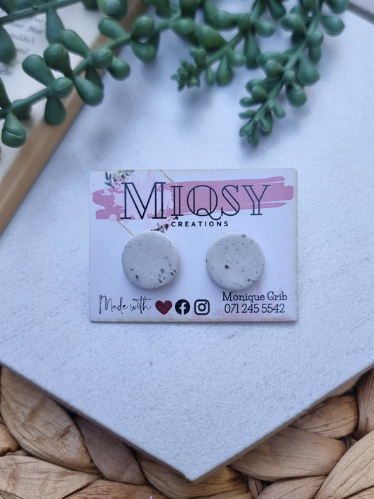 White Pepper Studs