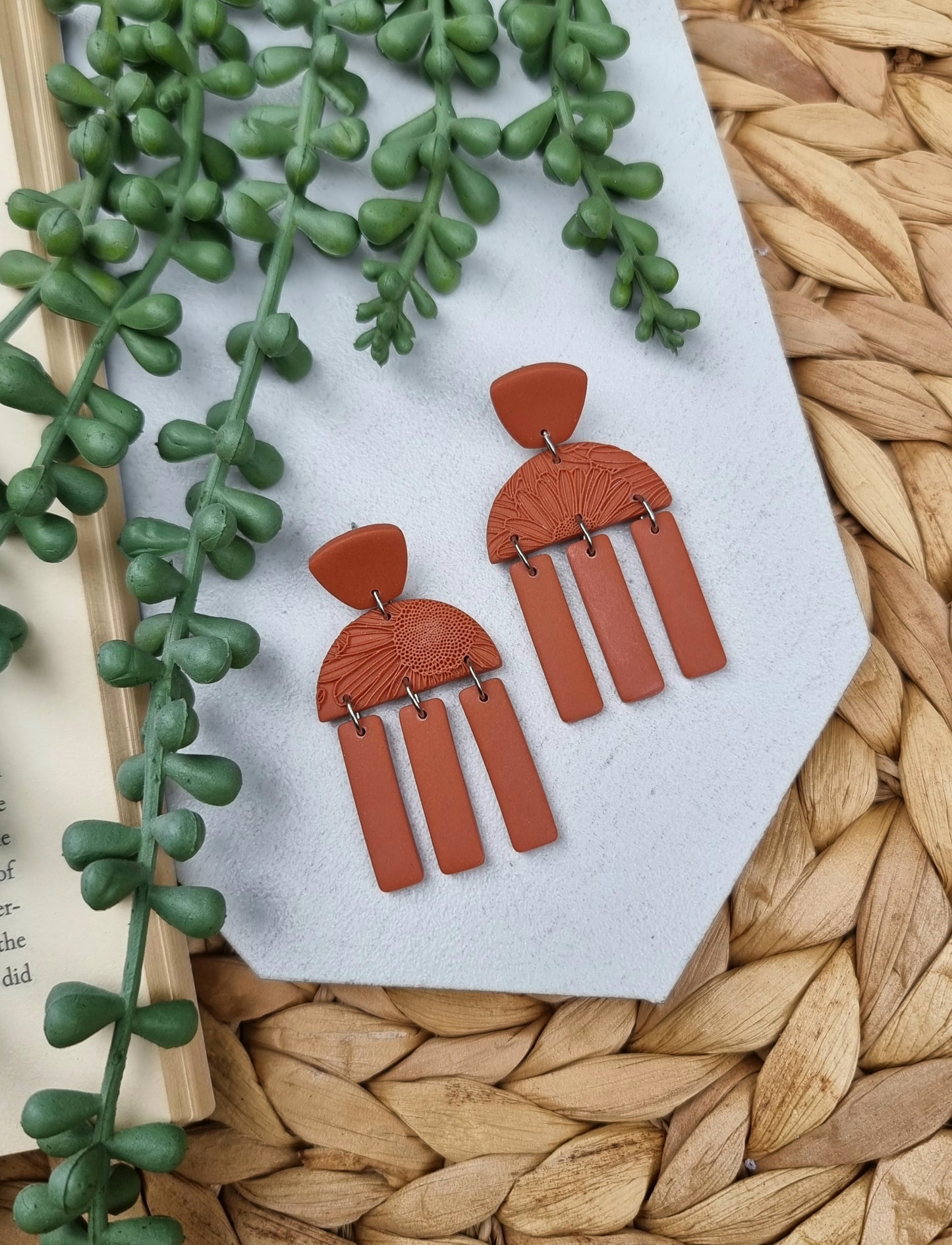 Textured Large Dangle